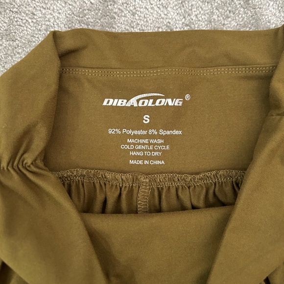 DIBAOLONG -ARMY GREEN  Yoga Joggers with Pockets - Picture 6 of 8